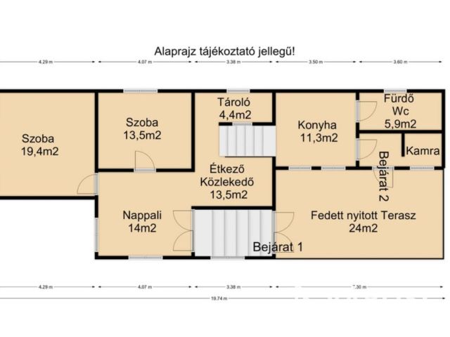 Nagykanizsa Bagolai városrészében családiház!