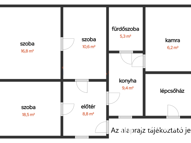 Sarkad teleki részén felújittandó 3 szobás családi ház eladó