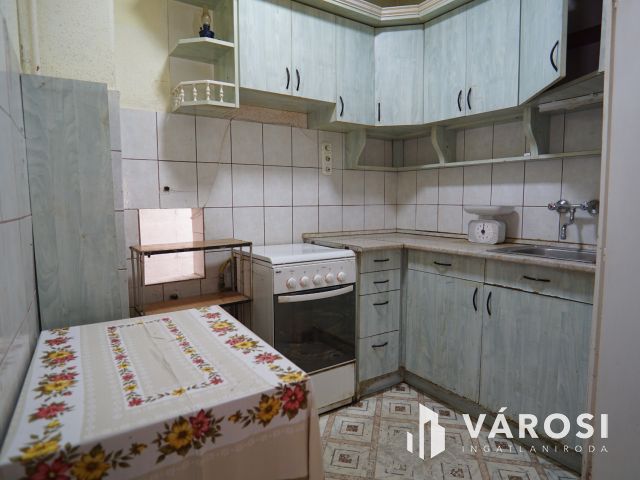 Teleki utcában, udvari lakás kis zöldterülettel