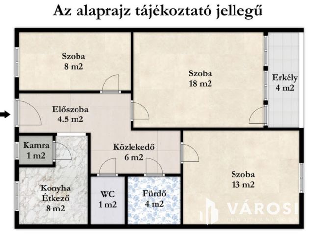 Belvárosi lakás Szarvason