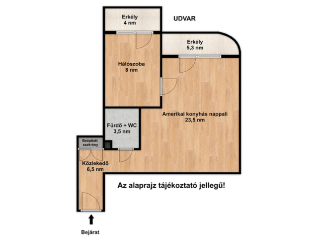 Első emeleti, modern, fiatalos lakás a Tisza-part közelében!