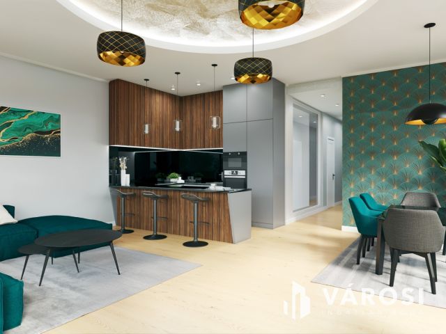 Medencés luxus penthouse lakás Sóstón eladó